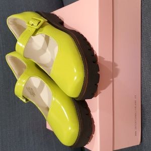 Mary Jane shoes, Green, Size 10 (Runs small)